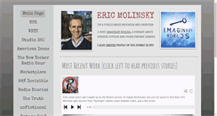 Desktop Screenshot of ericmolinsky.com