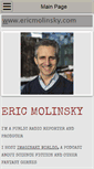 Mobile Screenshot of ericmolinsky.com